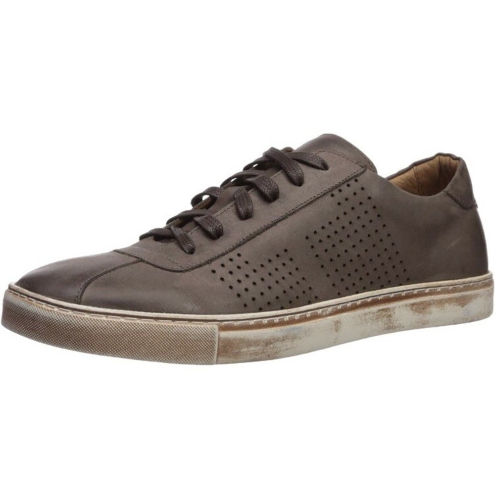 Brothers United Manor St Brown Napa Leather Sneakers Mens 13 Lace-Up Shoes - Picture 6 of 13